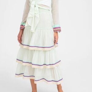 Pitusa Layered Boho Skirt Size II